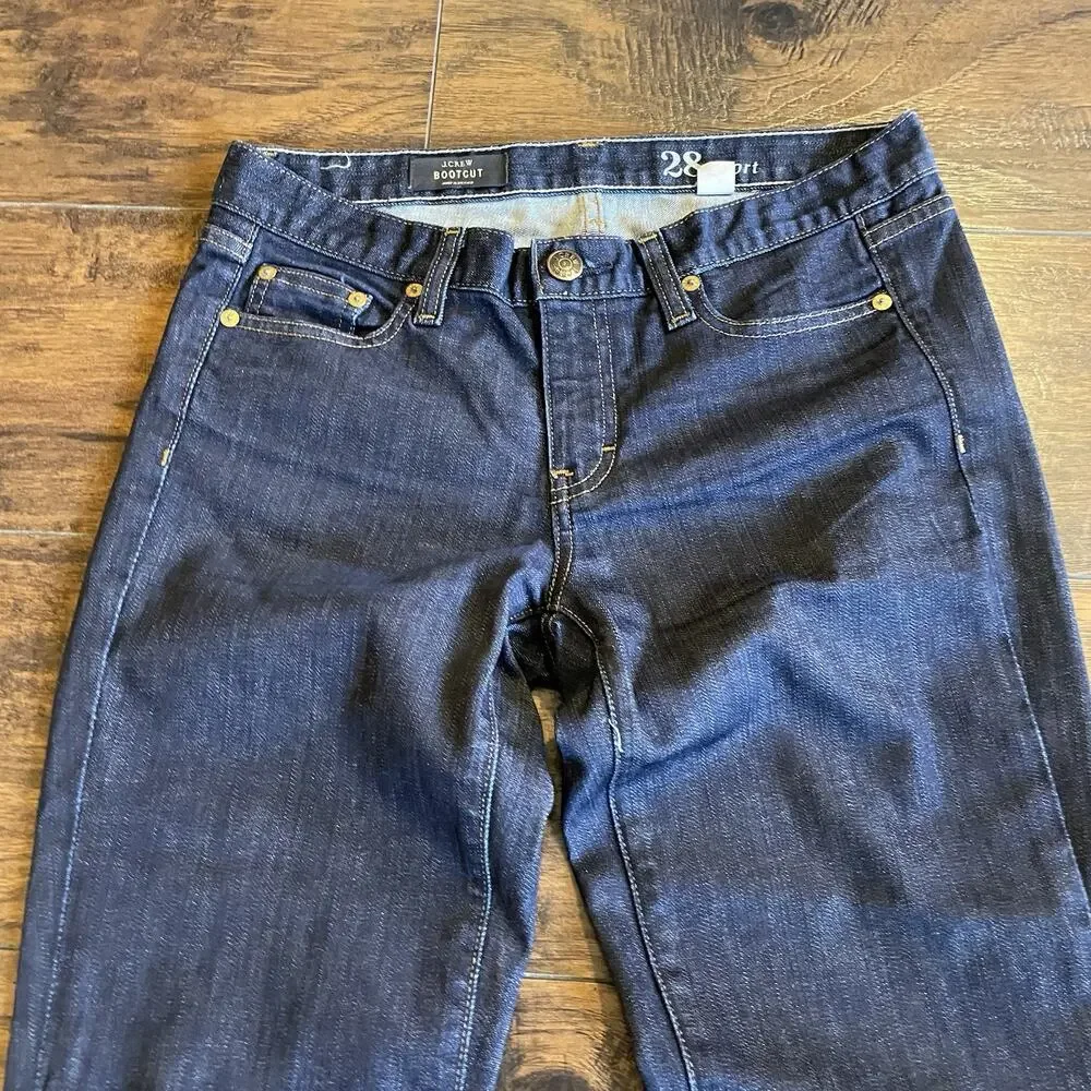 J Crew Jeans Bootcut Women’s Size 28 Dark Blue